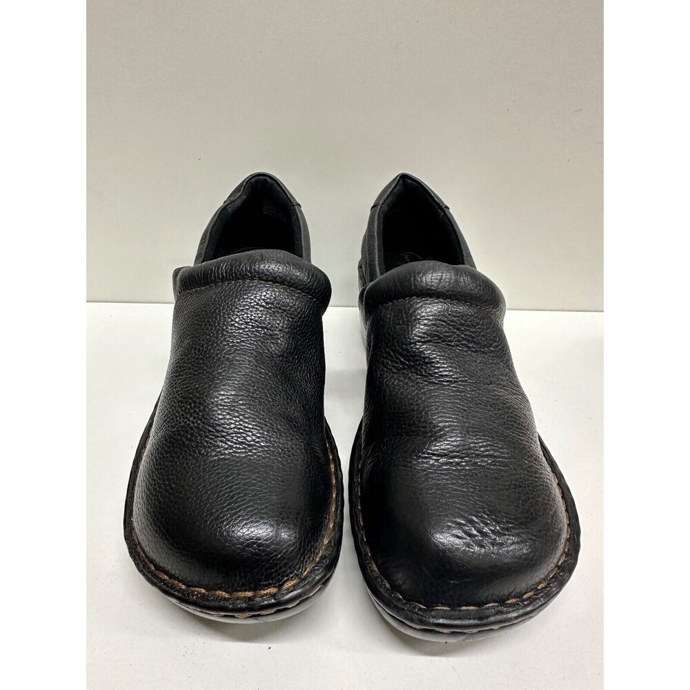 Brown’s Landing Patsy women size 10 M black leather slip-on clogs Shoes